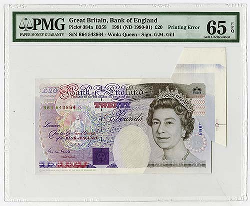 Great Britain,  £20, P-384a, ... 
