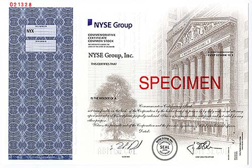 New York, NY. NYSE Group, Odd ... 