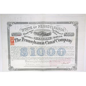 Pennsylvania. $1,000 Issued 6% General ... 