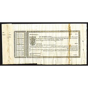 Washington, D.C., issued March 1813. Six ... 