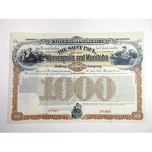 Montana Territory and Minnesota. $1000, ... 