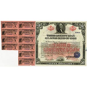 Washington, D.C., $50, Third Liberty Loan ... 