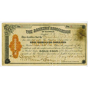 Buffalo, New York, 1893, $5000, P-Unlisted, ... 