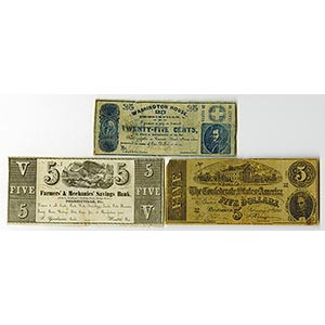 Phoenixville, PA. Lot of 3 notes, ... 