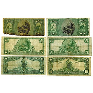 Lot of 6 notes, Includes ... 