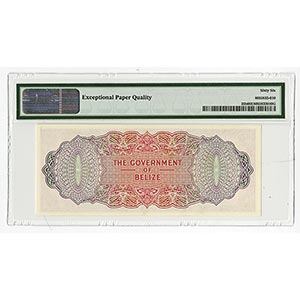 Belize, $5, P-35b, Issued ... 