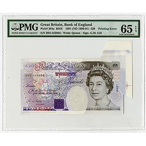 Great Britain,  £20, P-384a, ... 
