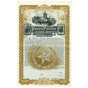 Louisiana and Texas, 1888, $1000, 1st ... 