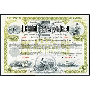 New Jersey, 1887, $50000, 5% General ... 