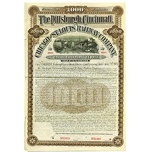 PA, WV, OH, IN, IL. 1903,  $1000, Specimen ... 