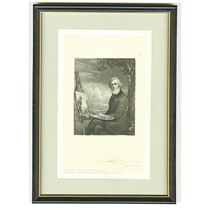 Portrait of A.B. Durand from a painting by ... 